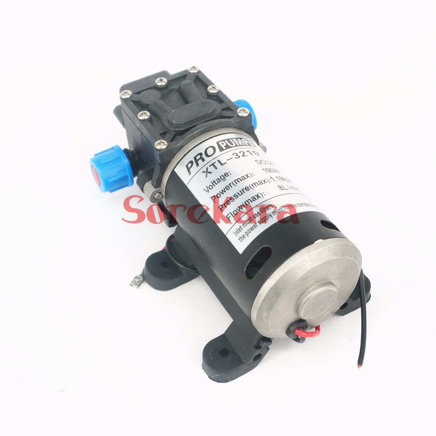 Description Picture 3 of itemT-HB DC 24V 100W Self-priming Booster Diaphragm Water Pump Backflow Control 300L/H For Car washing