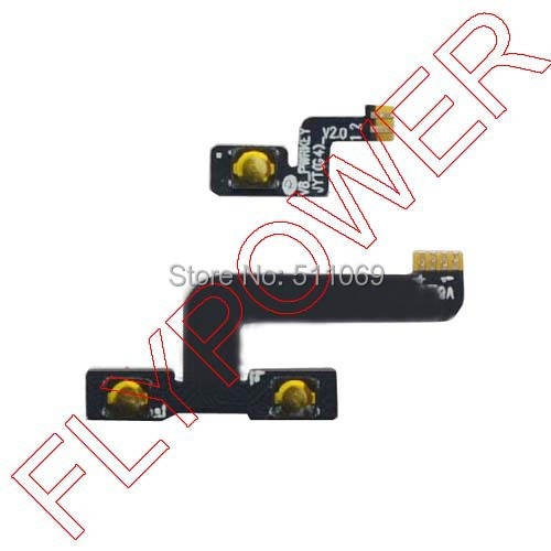 100% New power on/ off flex cable FPC switch flex cable + volume key flex cable for jiayu G4 G4T by free shipping 10pcs/lot