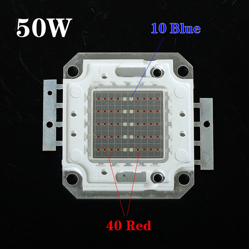 10W-20W-30W-50W-LED-Grow-Lights-Led-Chip-Red-640nm-660nm-Blue-440nm-460nm-Plant (4)