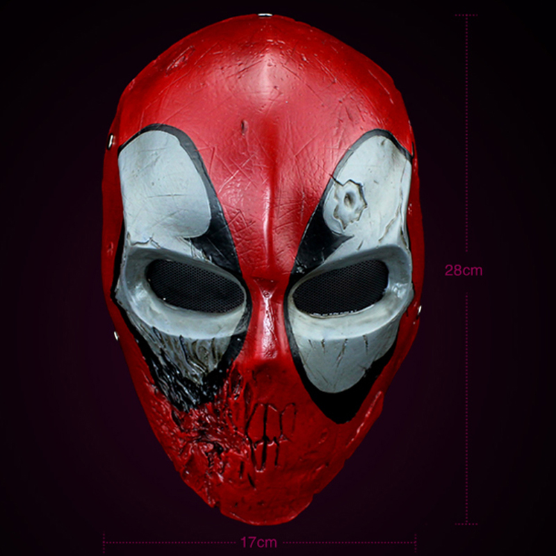 Deadpool Theme Movie Mask Full Face High Grade Resin Masks For
