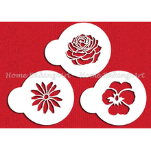 Latte coffee stencils