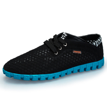 2015 new men s Fashion breathable mesh shoes Casual sneakers Suede leather beach sandals sh 8801