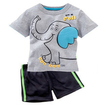 1 set retail 2015 new kids children s clothing summer clothes suit Boys girls fashion sports