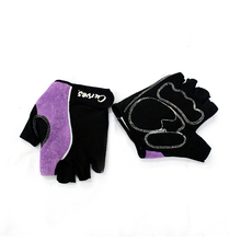 Women Gloves Purple horizontal bar dumbbell exercise fitness ladies sports gloves 