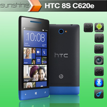 Original HTC 8S A620e Mobile phone 4.0″IPS Qualcomm MSM8227 Dual core 512MB/4GB Refurbished phone GPS WCDMA Windows Phone 8