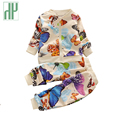 HH Fall Baby girl clothes two piece set children clothing set toddler girl Colorful butterfly suit