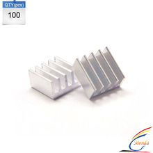 100 Pcs/Lot 3D Printer Parts Makerbot MK7 / MK8 9*9*4MMHeatsink Cooling Fin Heat Sink Extruder Motor by DHL or Fedex