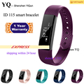 ID115 Smart Bracelet Fitness Tracker Step Counter Fitness Watch Band Alarm Clock Vibration Wristband pk ID107