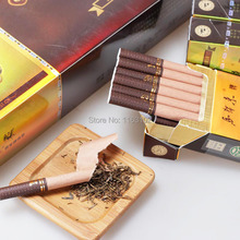 2015 New Arrival Chinese tea 100 Natural shu Puer Tea Smoke Cigarette Tea Health Care Food