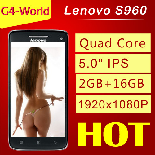 Original Lenovo S960 VIBE X Mobile Phone Quad Core MTK6589 5 0 IPS 2GB 16GB 13