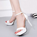 Women s Summer Shoes Open Toe Sandals Zapatos mujer Sweet Party Superstar Female Fine High Heel