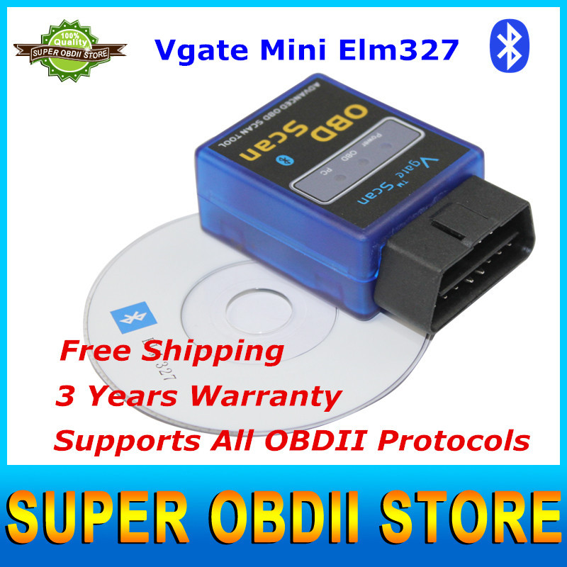    V2.1 ELM 327 Vgate Bluetooth OBD2 OBDII    OBD II Elm327   Android / PC