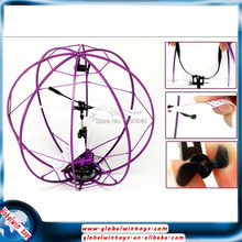 2015 free shipping hot sale ball flying 3ch with gyro renote control Break-resistant ball can flying rc helicopter radio control