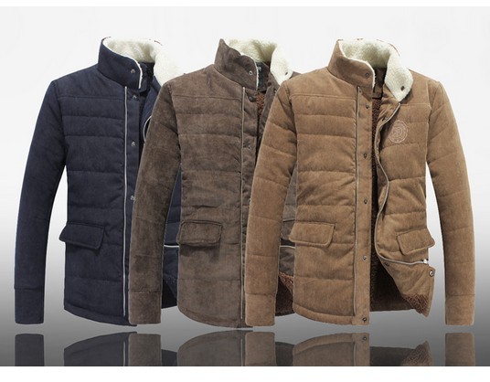 2015 new Men s winter Korean casual jacket lamb fur collar coat Man clothes winter jacket