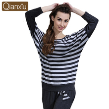 New design Qianxiu batwing sleeve women’s pajams sets (HOT)