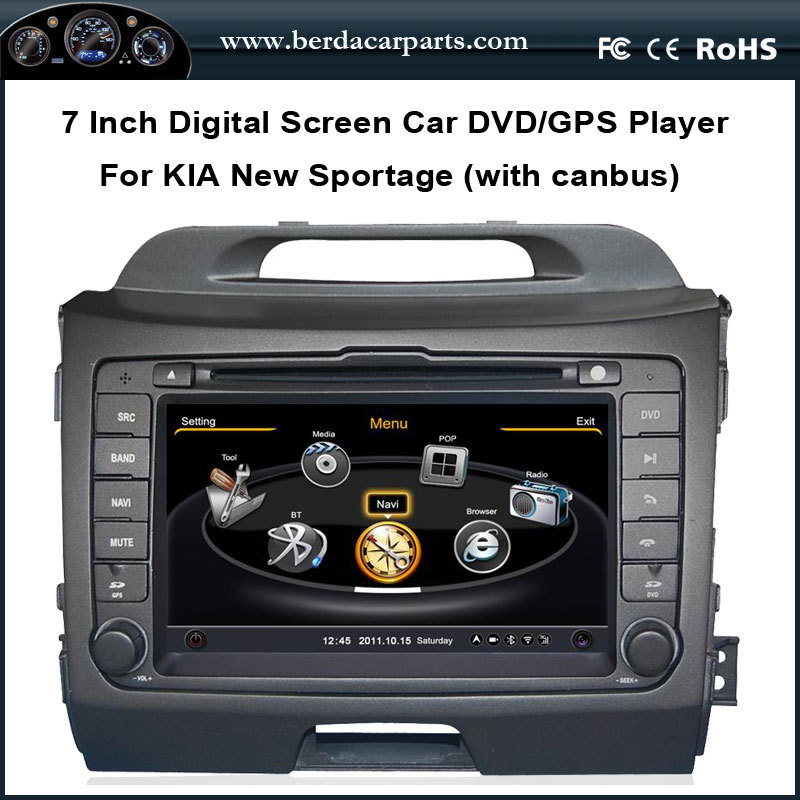 7 font b Car b font Radio Stereo For KIA New Sportage 2011 With Canbus GPS