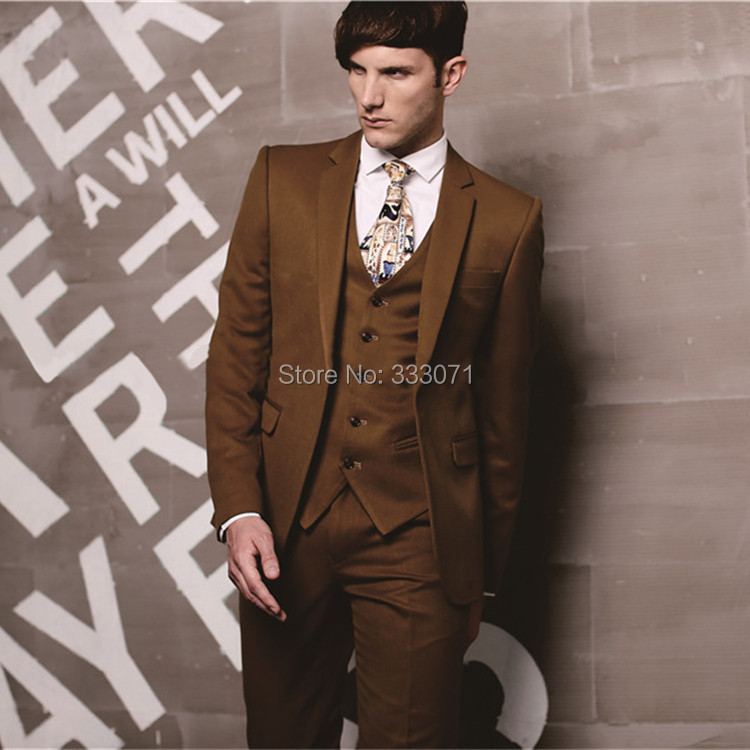 Men Coffee Brown Suits Promotion-Shop for Promotional Men Coffee