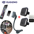 EUGIZMO Car Magnetic Phone Holder with 3 port USB Charger Port 2pcs Car Magnetic Vent Holder