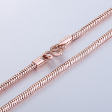1MM 2MM 2 5MM 3MM Snake Gold Filled Necklace Chain Men Women Chain Wholesale Jewellery Fashion