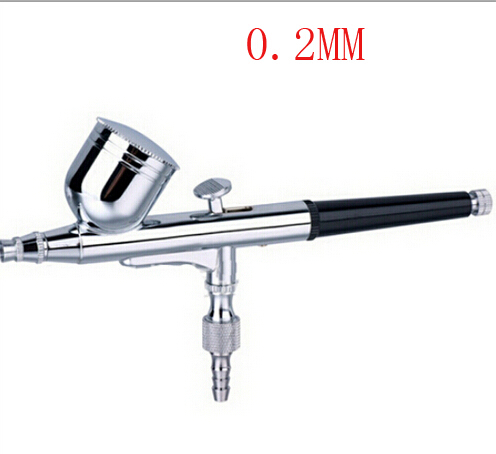 G 0.2 mm Dual Action dual action airbrush air brush kit Spray Gun for Nail Art/body spray/ cake/ toy models Free Shipping T