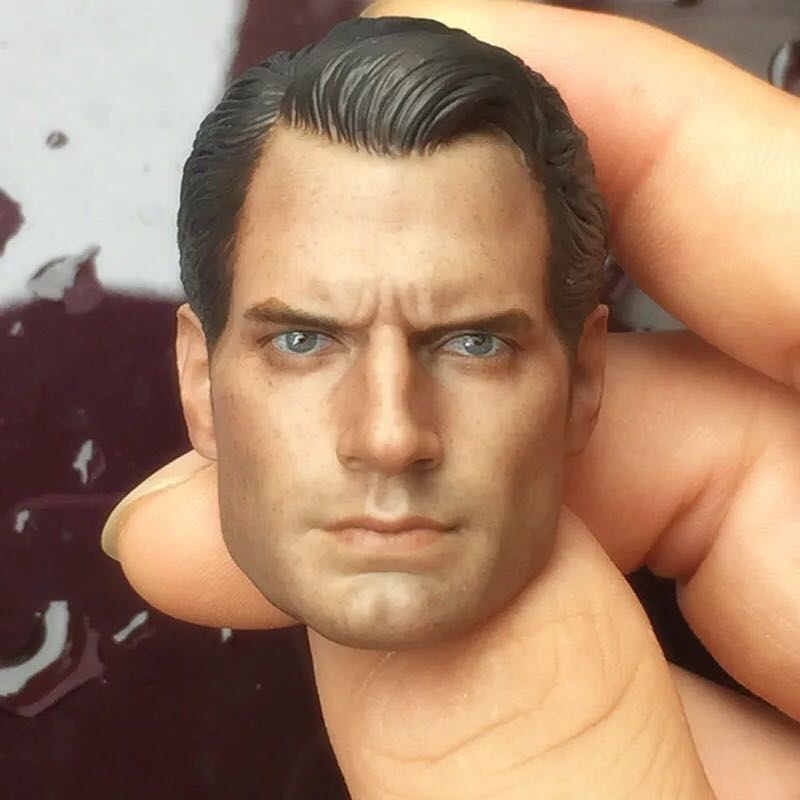 1//6 Superman Henry Cavill Head Sculpt Male Head Carving Head Model F 12/'/' Body