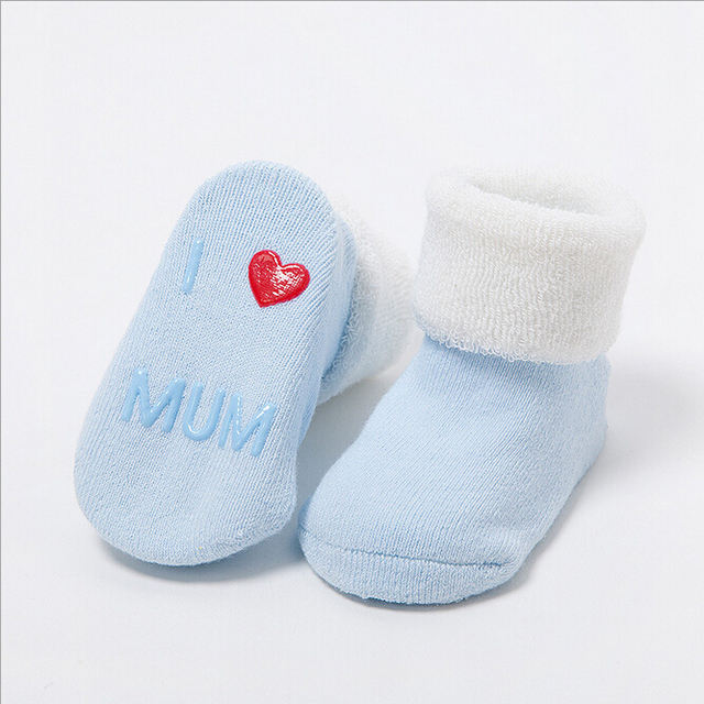 Детские носки 3-24месяцев толстые махровые хлопчатобумажные носки мультфильм противоскольжения носки CS.23 новорожденных одежда