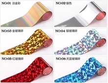 48Color 10pcs lot Colorful Nail Sticker Decal DIY Foil Polish Nail Beauty Stickers Star Snowflake Style