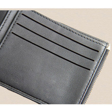 High Quality Man Wallets PU Leather Carteira Masculina Leather Men Wallets Zipper Business Brand Card Holder