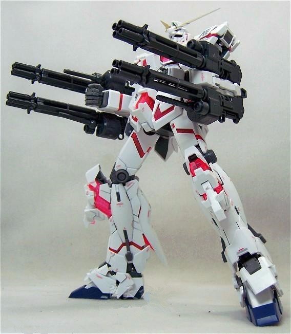 GG/TT BEAM GATLING GUNS for Bandai MG RX-0 Unicorn Gundam
