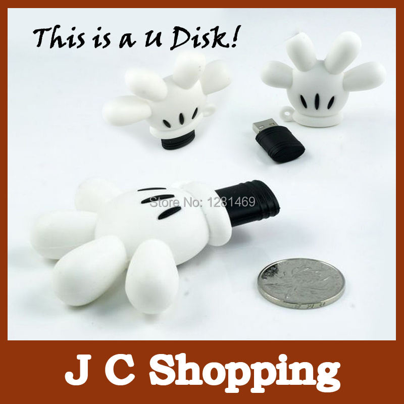 Cute Mickey Mouse U Disk USB Flash Drives Memory Stick Flash Card