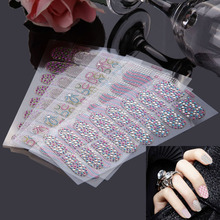 Creative Portable 3D Nail Art Stickers Nail Beauty Design DIY Crystal Nail Sticker Tips Water Decals