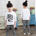 2016 Spring Autumn Children Cotton Tracksuit Girl Clothing Set Baby Girls Sports Suit Girls Clothes Suits