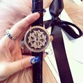 Luxury Fashion Wristwatches Quartz Watches High Grade Women s Watches Rotating Leather Bracelet Personalized Watch relojes