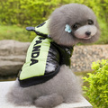 Winter Pet Dog Cat Hoodie Down Padded Coat Cute Panda Thicken Warm Cotton Jacket Surcoat