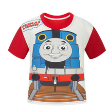 Thomas Train Clothing Kids Clothes Boys T Shirt Summer Kids T-shirt Girls Tops Thomas And Friends Clothes Roupas infantis menino