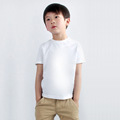 2016 summer physical education boys girls 100 cotton freehand activity pure white T shirt 3 10years