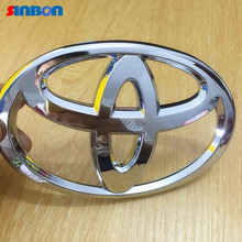 toyota corolla rav4 Newest Chrome ABS Front car logo badge rear emblem sticker FOR Vios Reiz YARIS CAMRY AURION
