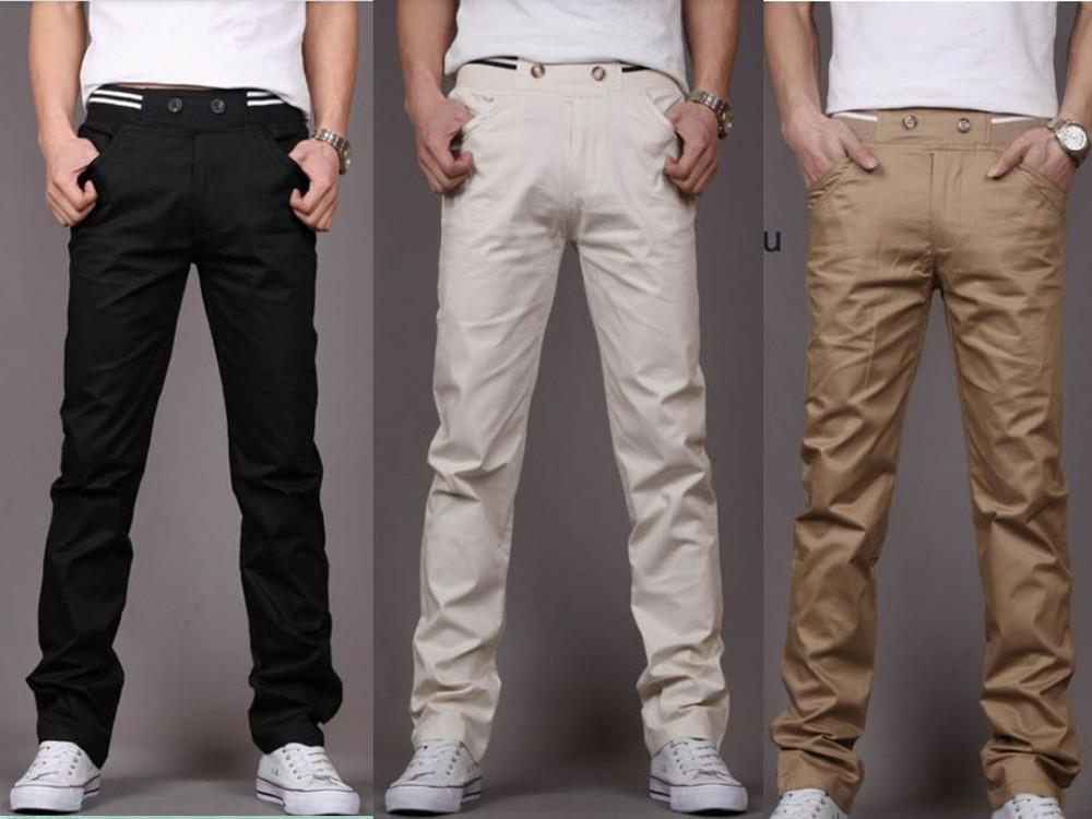 chinos elastic waist