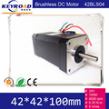 Low Noise and Temperature 24V 105W 4000rpm 42mm Square brushless DC Motor 42BLDC Hall Motor