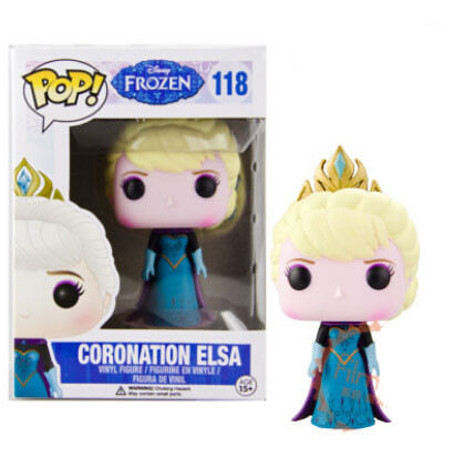 Original Funko pop Coronation Elsa with Orb HT ASIA Collectible Vinyl Figure Model Toy with Original box