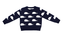ins* 2016 newest unisex baby kids dolphin pattern cotton knitted sweaters boys girls spring autumn sweater 1-5Y high quality