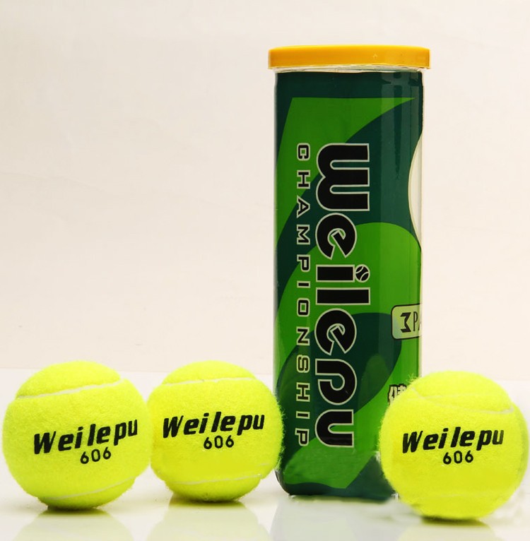 3pcspack Natural Rubber + Synthetic Wool Fiber Entry-level Tennis balls for Children playing Dog Training Tennis Ball (2)