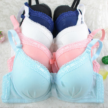 Women Sexy Bra Brief Set Lace Pendants Decor Push Up Bras Panties Sets Underwire
