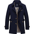 2016 new style autumn winter casual turndown collar jacket coat fashion men high quality button brand