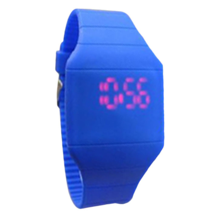Hot Marketing Fashion Classical Fashion Colorful The Jelly Ultra Thin LED Silicone Sport Wrist Watch June9