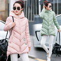 Warm Woman Parkas Winter Women Coat Thicken Down Cotton Hooded Winter Jacket Outwear for Women Padded