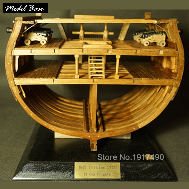 Wooden Ship Models Kits Educational Toy Model Ship Assembly DIY Model 