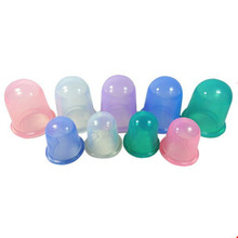 1Pcs Hot Health care small body cups anti cellulite vacuum silicone massage cupping cups
