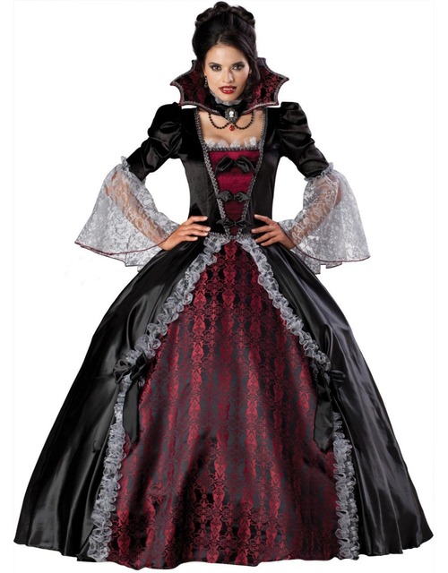 M L Xl Sexy Women Halloween Costume Black Devil Fantasy Vampire 