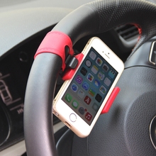GPS Car Steering Wheel Phone Holder Navigate Bracket Stand Case Cover For iPhone 5S 6 6S